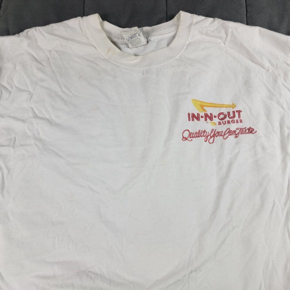 In N Out Quality You Can Taste Mens T-Shirt Size XL Hanes Beefy Short Sleeve - Picture 5 of 10